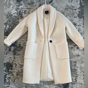 Express Cream Wool Coat